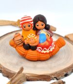 Los Chuyitos - Peruvian Andean Miniature Pottery - Handcrafted Family Figurines | Cultural Décor and Christmas Nativity Set