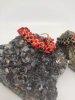 Tetra-Line Huayruros and Black Chirmi Amazonian Seed Bracelet - Image 6