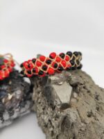 Tetra-Line Huayruros and Black Chirmi Amazonian Seed Bracelet - Image 7