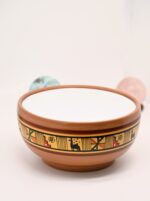 Conjunto de 3 cuencas peruanas pintadas a mano - Modelo Amarillo - Image 5