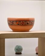 Set of 3 Peruvian Hand-Painted Ceramic Bowls - Natural Model - Image 9