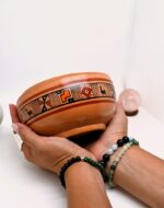 Set of 3 Peruvian Hand-Painted Ceramic Bowls - Natural Model - Image 8