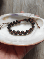 Double Line Bracelet of Huayruros and Chirmi Amazonian Seeds - Peruvian Artisanal Bracelet - Image 9