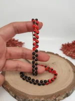 Double Line Bracelet of Huayruros and Chirmi Amazonian Seeds - Peruvian Artisanal Bracelet - Image 8