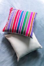 Handcrafted Peruvian-Inspired Cushion Cover - JAUJA - 45x45 cm - Alsace Craftsmanship - Image 6
