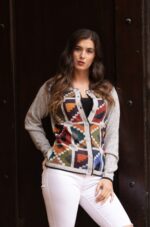 Grey Baby Alpaca Vest Pullover - Inca Design - 100% Natural Fiber | Peruvian Craftsmanship