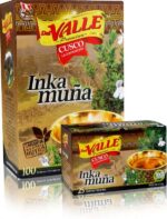 Peruvian Herbal Teas Set: Cat's Claw, Mint & Muña, Lemon Verbena, Inka Muña - 100 Sachets Box - Uña de Gato | Menta & Muña | Hierba Luisa | Inka Muña |  Muña - Image 3