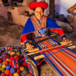 Set of 3 Handwoven Peruvian Ribbons – 100% Artisanal – 2m x 3.5cm (Turquoise & Green) and 2m of 2.5 cm (Black) - Image 5