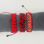 Adjustable Peruvian Bracelet with 4 Huayruros Seed Strands – Handmade Luck Charm - Image 7