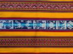 Handwoven CHINCHERO Peruvian Fabric Panel Design – Custom size: 97 x 258 cm – Overlocked - Serged Finish - Image 2