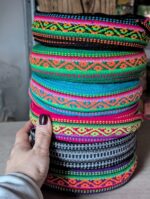 Set of 6 Handwoven Peruvian Ribbons – 100% Artisanal & Naturally Dyed – 1m x 3.5cm - Random colors - Image 2