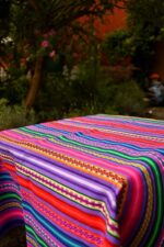 Peruvian Andean Fabric JAUJA | Colorful Striped Aguayo by the Meter – Authentic Inca Textile, Customizable & Fair Trade - Image 5