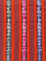 Peruvian Chinchero Artisan Fabric | Sunlit Colors | Vibrant Yellow, Orange & Lilac Textile by the Meter – Fair Trade & Customizable - Image 5