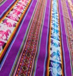 Peruvian Chinchero Artisan Fabric | Sunlit Colors | Vibrant Yellow, Orange & Lilac Textile by the Meter – Fair Trade & Customizable - Image 2