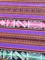 Peruvian Chinchero Artisan Fabric | Sunlit Colors | Vibrant Yellow, Orange & Lilac Textile by the Meter – Fair Trade & Customizable - Image 6
