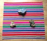 Square Mestana - Peruvian Andean Fabric JAUJA | Colorful Striped Aguayo | Handmade in Peru | Square shape of 60x60cm - Image 6