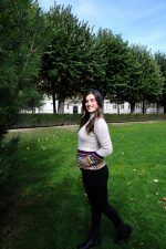 Beige Baby Alpaca Pullover – Inca Borders | Andean Essence Collection - Image 3