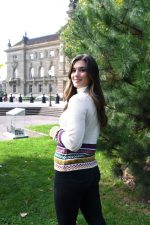 Beige Baby Alpaca Pullover – Inca Borders | Andean Essence Collection - Image 5