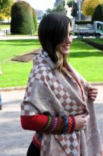 Beige & Brown Baby Alpaca & Silk Shawl – Earth Elegance | Ethical Handwoven Heritage - Image 7