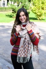 Beige & Brown Baby Alpaca & Silk Shawl – Earth Elegance | Ethical Handwoven Heritage