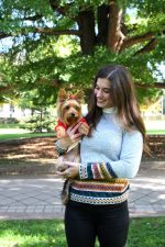 Silver Gray Baby Alpaca Pullover – Inca Borders | Andean Essence Collection - Image 2