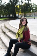 Green & Yellow Baby Alpaca & Silk Shawl – Light & Renewal | Ethical Artisan Luxury - Image 5