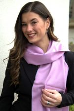 Vibrant Pink Baby Alpaca Scarf – Bold, Elegant Softness in Pure Natural Fiber