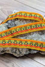 2.5 cm Andean Heritage Ribbon – Handwoven Soul | Full Colors Wool Ribbon Collection – Sold by the Meter - Image 9