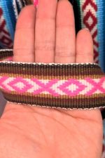Full Colors wool Ribbon – 3.5 cm | Andes Spirit Collection– Geometric Andean Motifs – Sold by the Meter - Image 5