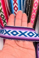 Full Colors wool Ribbon – 3.5 cm | Andes Spirit Collection– Geometric Andean Motifs – Sold by the Meter - Image 6