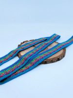 2.5 cm Andean Heritage Ribbon – Handwoven Soul | Full Colors Wool Ribbon Collection – Sold by the Meter - Image 5