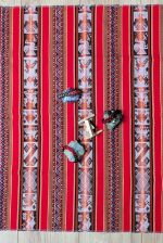 Chinchero Earth Brown Mestana – Andean Ritual Cloth (Mestana • Missa • Mesa Andina) – 60 × 70 cm - Image 4